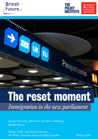 The Reset Moment -Immigration in the new parliament