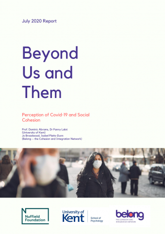 Beyond Us and Them: Perception of Covid-19 and Social Cohesion – July 2020 Report